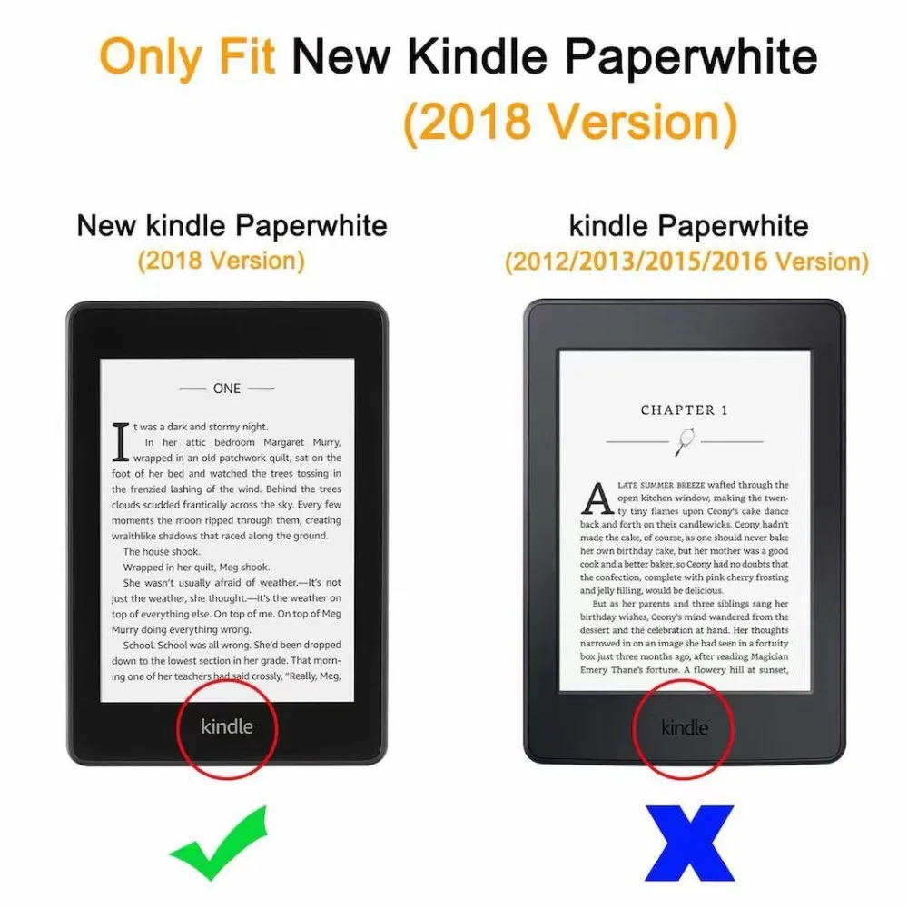 Новое поступление, чехол для планшета для Amazon Kindle Paperwhite 4, ультра тонкий умный кожаный магнитный чехол