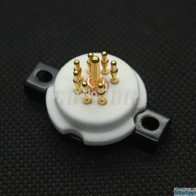 7 контактный позолоченный вакуумный трубчатый патрон Litle Nine Pins 6Z4 6X4 EF95 EZ90 6AQ5 6J1