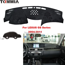 TOMMIA приборная панель Крышка приборной панели коврик для автомобиля солнцезащитный козырек анти-УФ приборная панель для автомобиля коврик для LEXUS GS 2004-2011