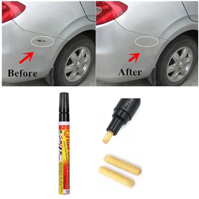 

1/2Pc Car-styling Fix It Pro Clear Car Paint Scratch Repair Remover Pen Clear Coat Applicator Auto Painting Pen Car Tire Care