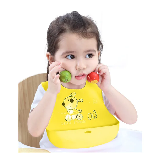 Buy Bib Baby Bibs Silicone Baby Eating Bib Children Waterproof Three