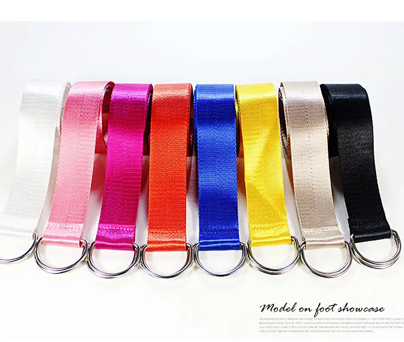 2018 Summer Canvas Belt Male Women Nylon Canvas Strap Wide Simple solid color Buckle Metal Cloth Tape Casual Jeans Strap 1 (12)