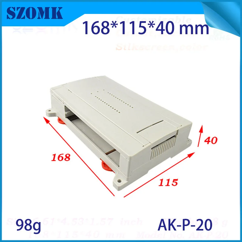 1 шт, 168*115*40 мм diy электронная Оболочка Чехол ограждение из АБС для управления пластиковым корпусом проект корпус din-рейка коробка