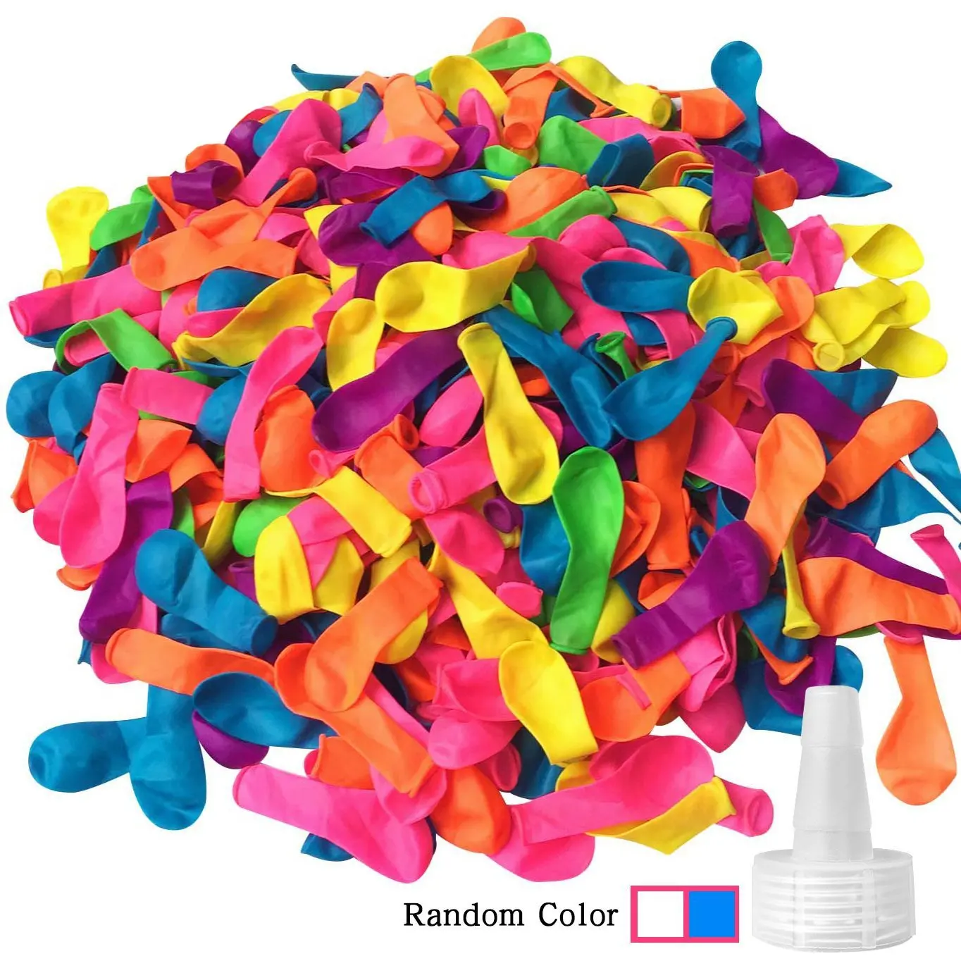 

500 Pack Water Balloons Latex Water Bomb Balloons Fight Games Summer Outdoor Splash Fun for Kids & Adults Beach Toy Party