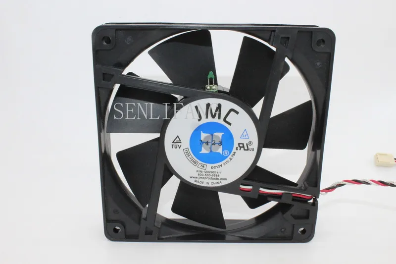 Для JMC 1225-12HB DC 12 V 0.75A 120x120x25 мм 3-Провода Сервер площадь Вентилятор