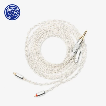 

TFZ TC-1 TC-2 Earphone upgrade line TC3.5 4.4mm interface 0.78mm pin universal silver plated single crystal copper, foil wire