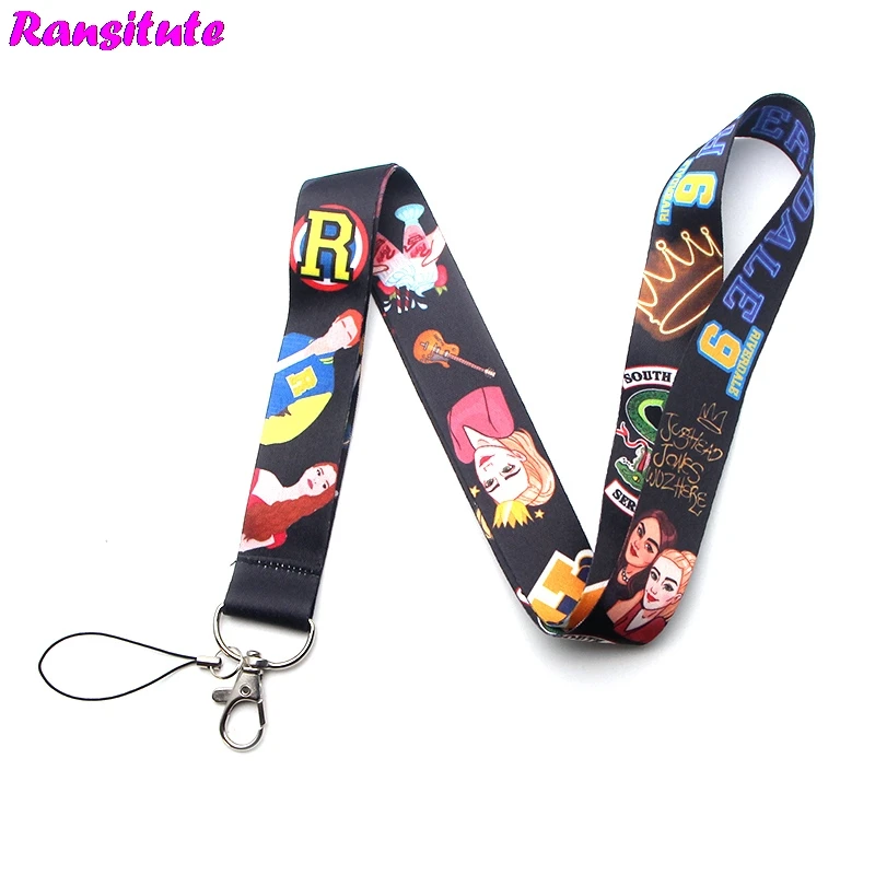 R194 التلفزيون الدراما RIVERDALE مفتاح ID بطاقة رياضة شريط لتعليق الهاتف المحمول USB المحمول شارة حامل DIY الهاتف المحمول الحبل