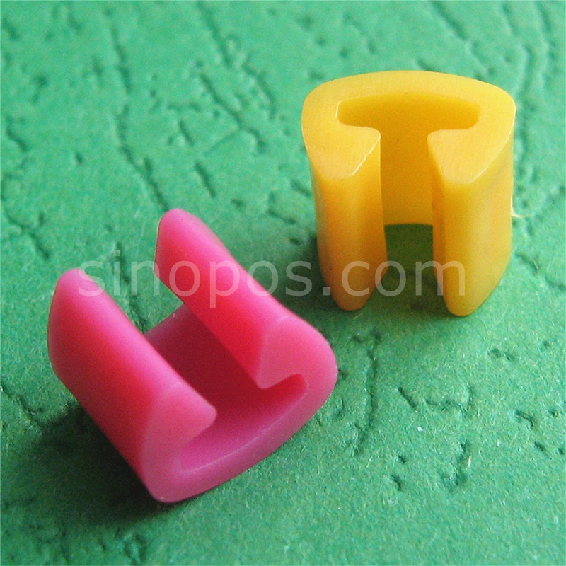 

Hanger's Mini Sizers Blank, unprinted colors clothing size marker snap on clip ring tube cube round flat hook plastic tags sign