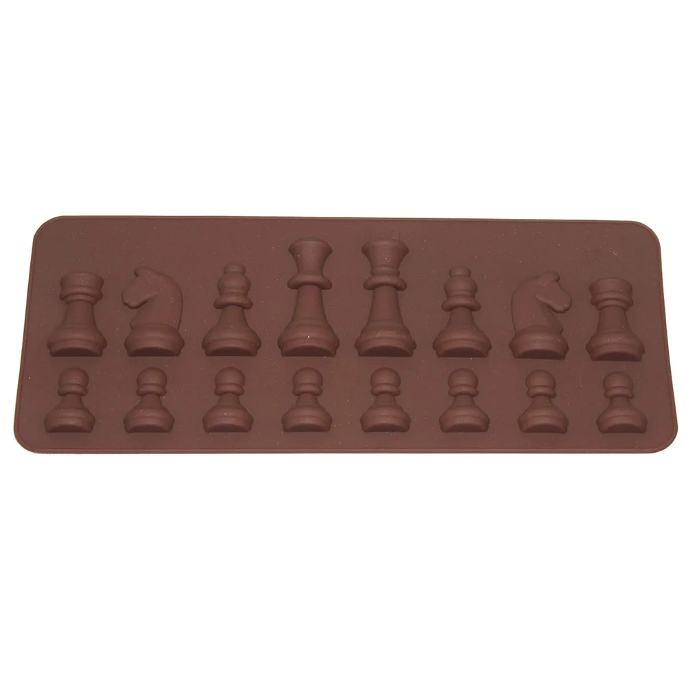 

3D International Chess Cake Mold Silicone Cake Mold DIY Baking Mold Fondant Cake Decorating Tools Forma do ciasta #Z