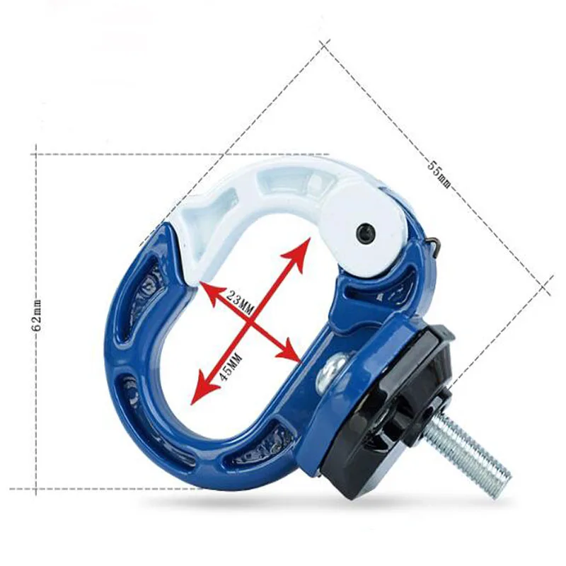 Универсальный алюминиевый сплав мотоциклетный крючок для руля шлема сумка держатель для переноски крючок коготь для A-T-V мотора велосипеда