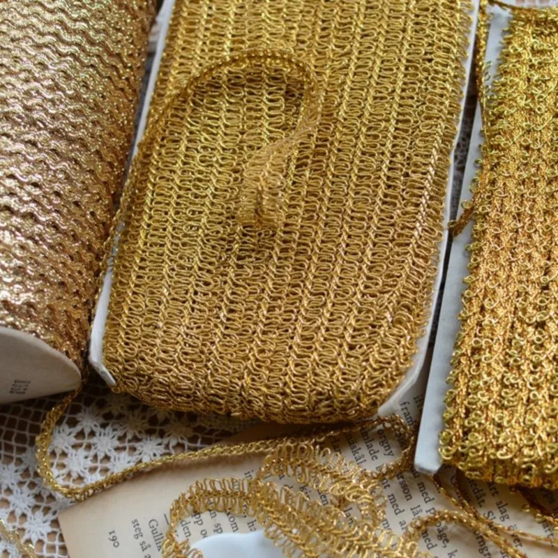 

Lace lace accessories/dress accessories Golden gold ribbon lace D1302 hot sale