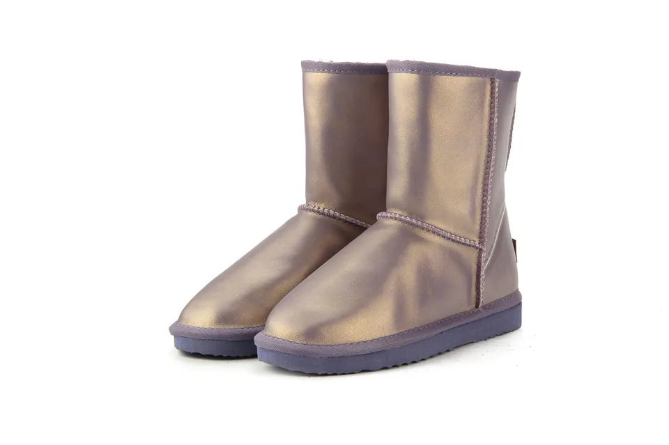 HABUCKN/австралийские классические женские зимние ботинки наивысшего качества из натуральной воловьей кожи зимние ботинки на меху теплые зимние ботинки женские ботинки