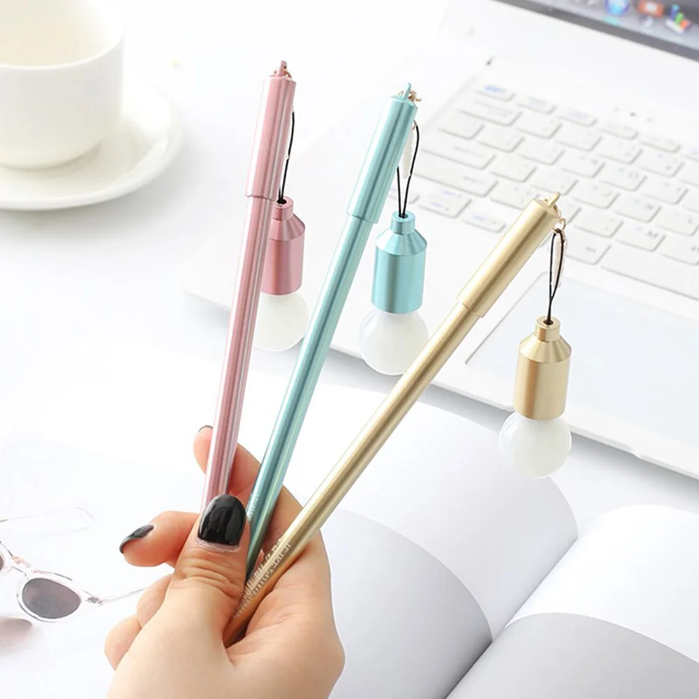 0,38 мм нейтральная гелевая ручка многофункциональный светильник Kawaii милый черный розовый студенческий знак ручка офисные школьные канцелярские принадлежности