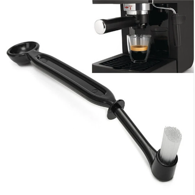 Coffee machine or grinder Nylon Group Head Cleaning Brush - Black