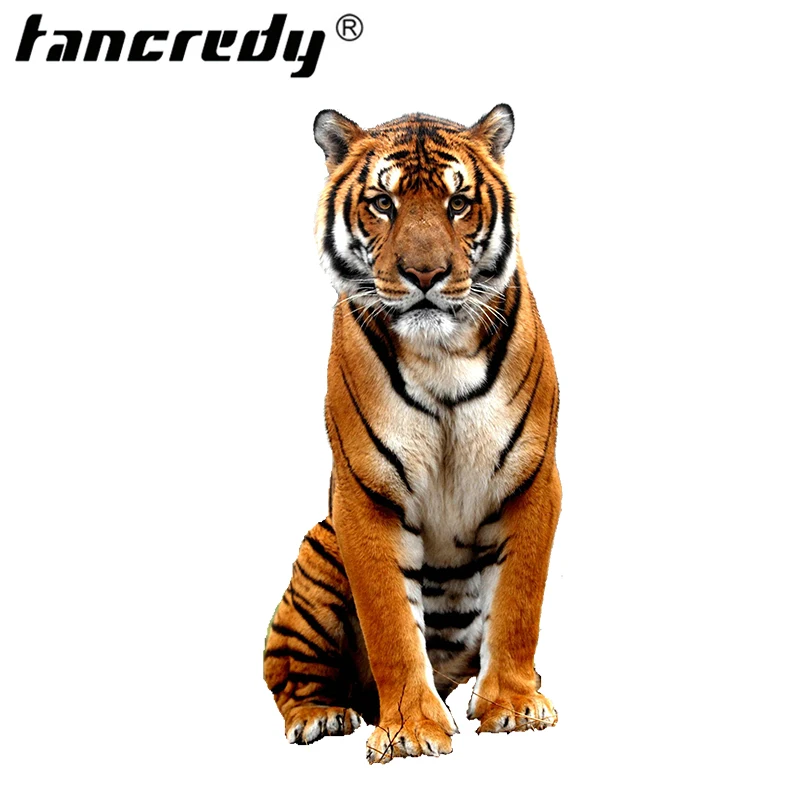 Tancredy Стайлинг автомобиля 12*25 8 см тигровый Охотник автомобильные наклейки