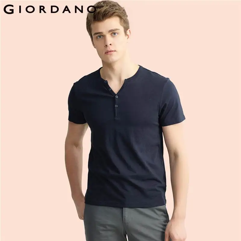 Aliexpress.com : Buy Giordano Men T Shirt Short Sleeves Round Collar ...