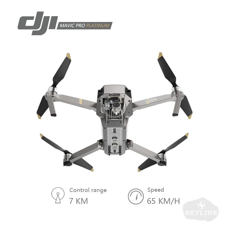 DJI Mavic Pro Platinum Fly More Combo/dji mavic pro platinum Квадрокоптер 4K HD видео запись Дрон 7 км пульт дистанционного управления 30 минут