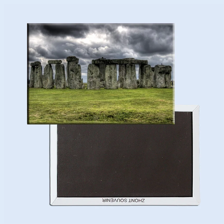 

Tourist Magnets Over Min. Order $12, England Stonehenge Salisbury Landscape Fridge Magnet 5510 Tourism Souvenir
