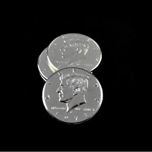 1PC Double Side Coin Half Dollar Silver (Head) Magic Props Close up Illusions Accessories Magician Toys | Игрушки и хобби