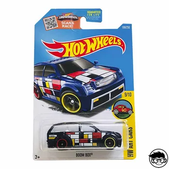 

Hot Wheels Super Treasure Hunt Boom Box HW Art Cars 199/250 2016 long card
