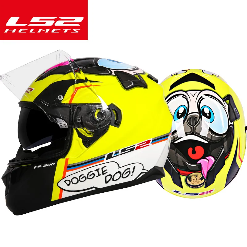 LS2 FF328 мотоциклетный шлем для мужчин и женщин Локомотив Лето Анти-туман полный шлем крышка четыре сезона универсальный шлем - Цвет: 4