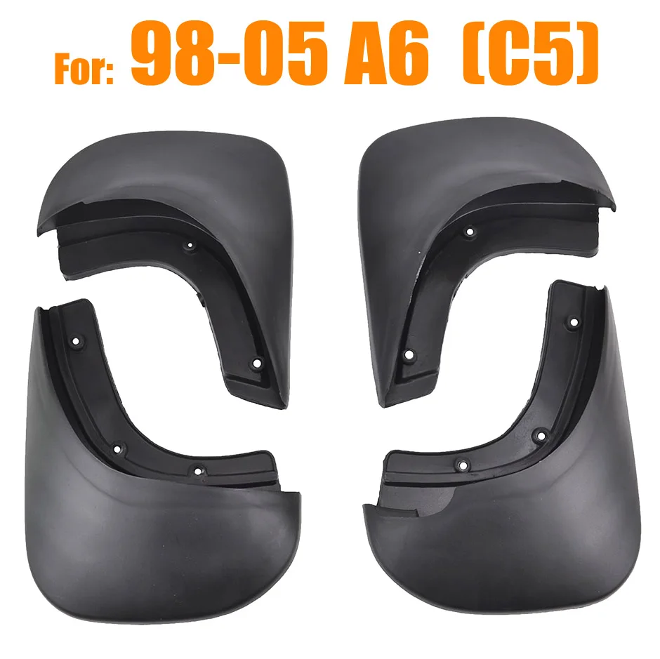 

SET MUD FLAP FIT FOR 1998~2005 AUDI A6 C5 SEDAN MUD FLAPS SPLASH GUARDS MUDGUARDS 2004 2003 2002 2001 2000 1999 ACCESSORIES