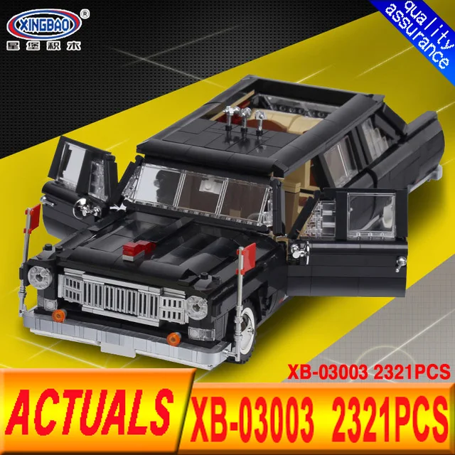 

XingBao 03003 2327Pcs NEW Genuine Creative MOC Technic Series The HongQi Master Car Set Building Blocks Bricks Toys Model Gifts