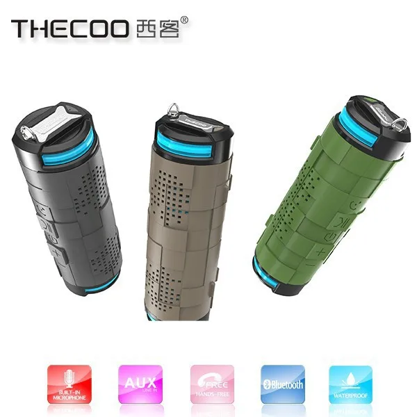 THECOO BTA610 Waterproof Dustproof Shockproof Speaker Bluetooth 4 0 Mini Portable Stereo font b Mp3 b