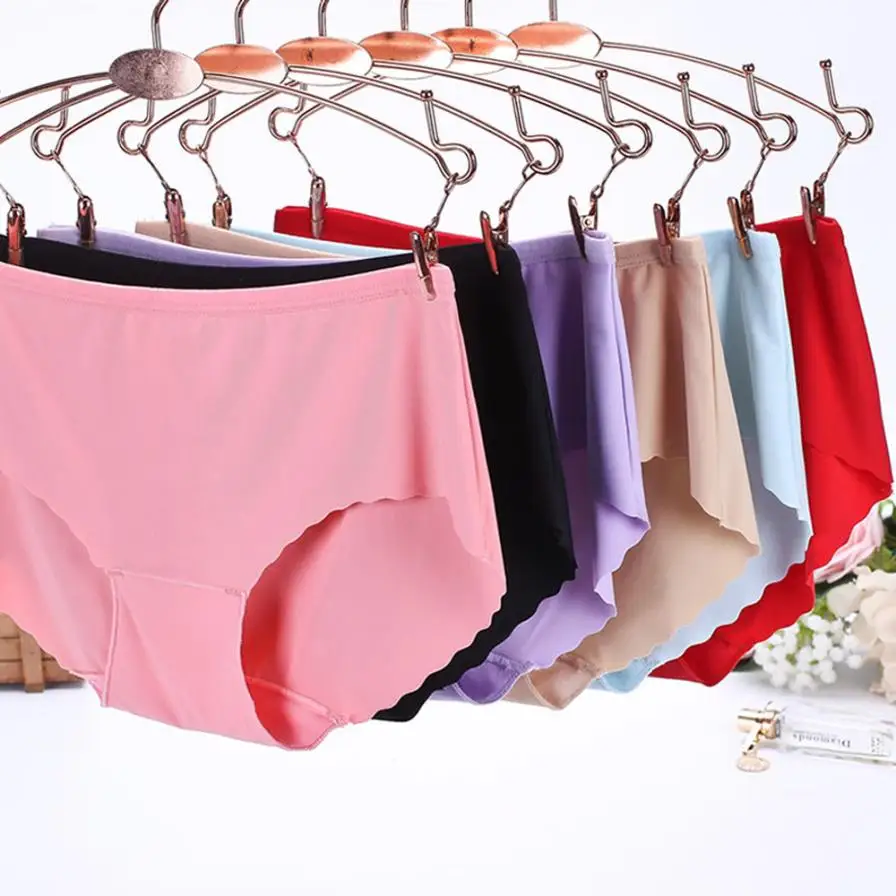 Sexy Women Soft Underpants Seamless Lingerie Brief Hipster Underwear