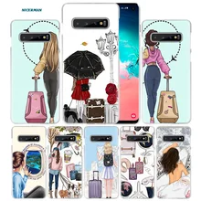 Vogue для йоги, спортивная сумка для йоги, чехол для samsung Galaxy S10 5G S10e S9 S8 M30 M20 M10 J4 J6 плюс J8 Note 8 9 прозрачный жесткий чехол из ПК для телефона