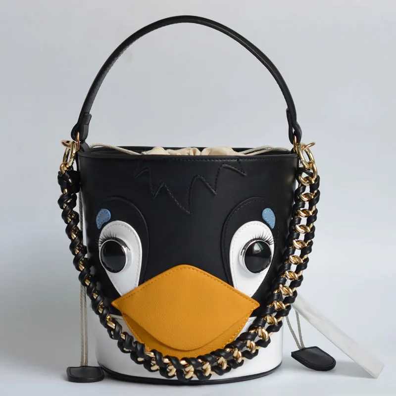 

Women Vintage Handbags Bag Lady Cartoon Bags Penguin Unique Design Fashion Party Girls Bags