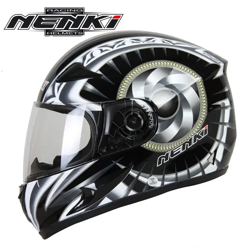 NENKI мотоциклетный шлем черный мото анфас Ретро скутер шлемы мотоциклетный шлем для верховой езды мужской шлем для мотокросса Casco Moto - Цвет: Темно-серый