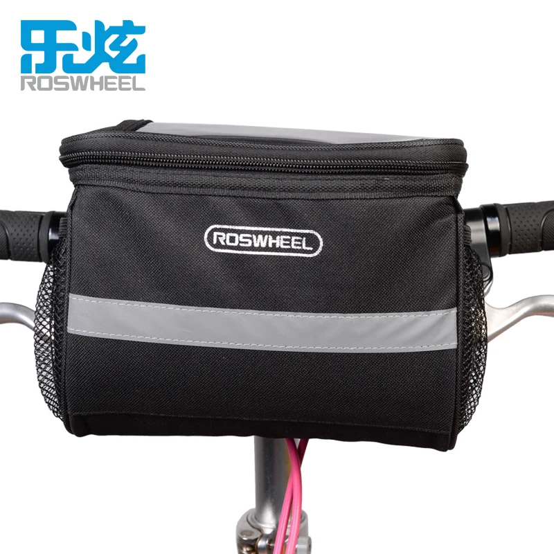 

ROSWHEEL Bicycle Bag Bike Front Frame Handlebar Bag Bicycle Head Bag Touch screen PVC Phone bags Accessories