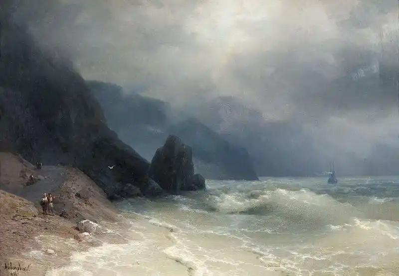 Оптовая продажа искусство Иван Айвазовский Морской берег морской 1886 хорошая