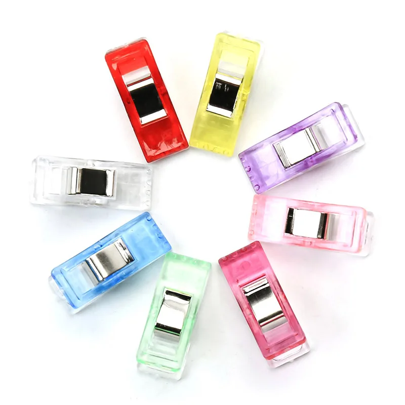 

1pc Sewing Machine Tools Clear Sewing Craft Quilt Binding Plastic Clips Clamps Pack Sewing Supplies Wholesale