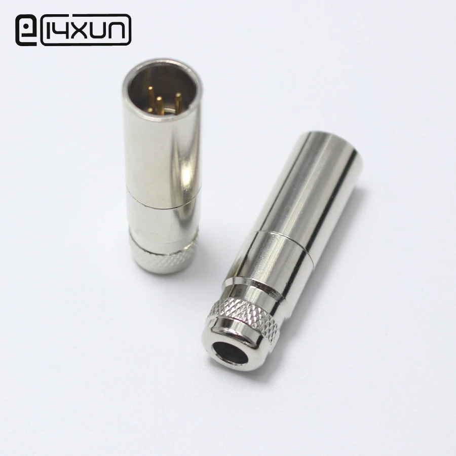 1 шт. мини XLR 4-контактный штекер 4 P Аудио Микрофон монтаж шасси самоблокирующийся