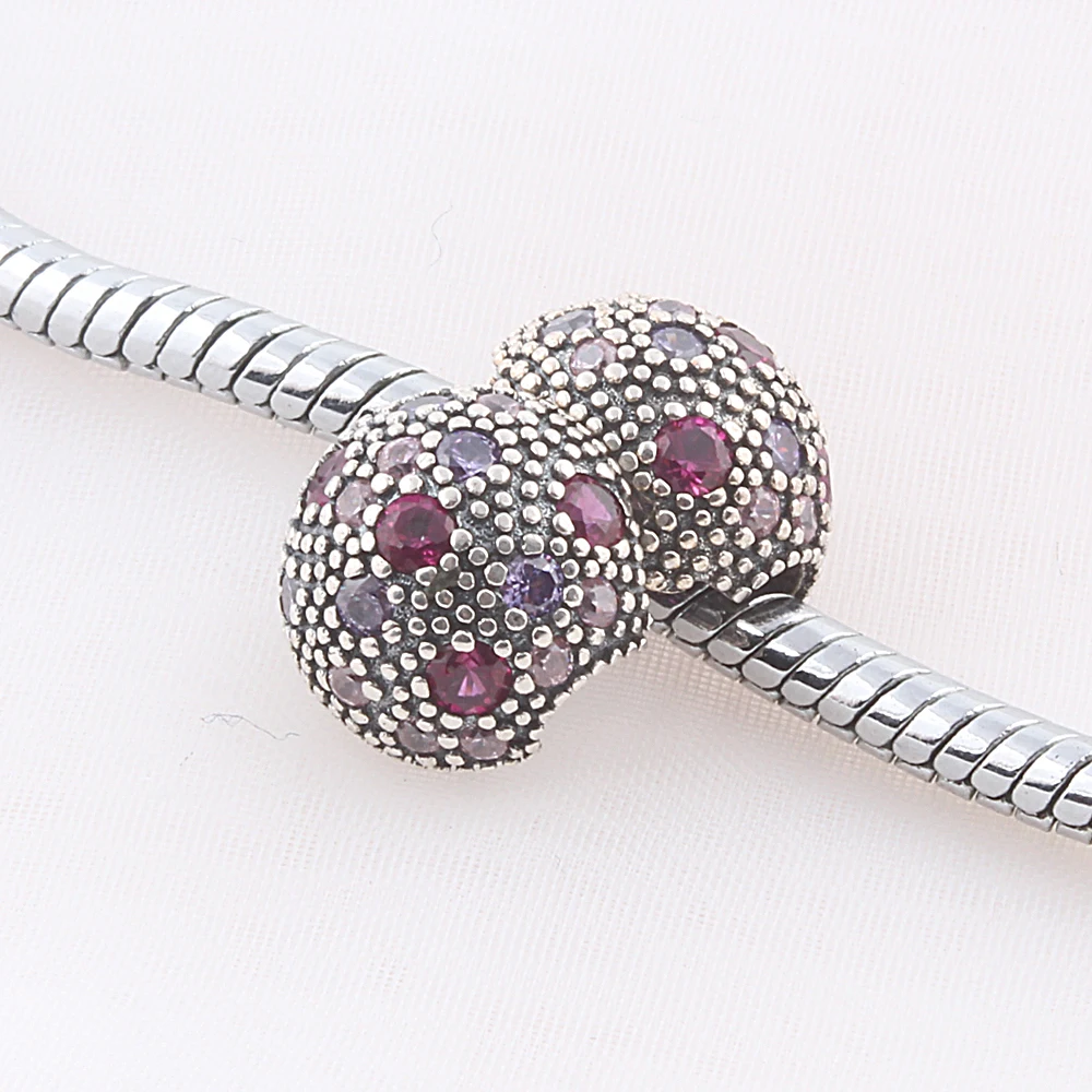 Buy ZMZY Original 925 Sterling Silver Charms Pink