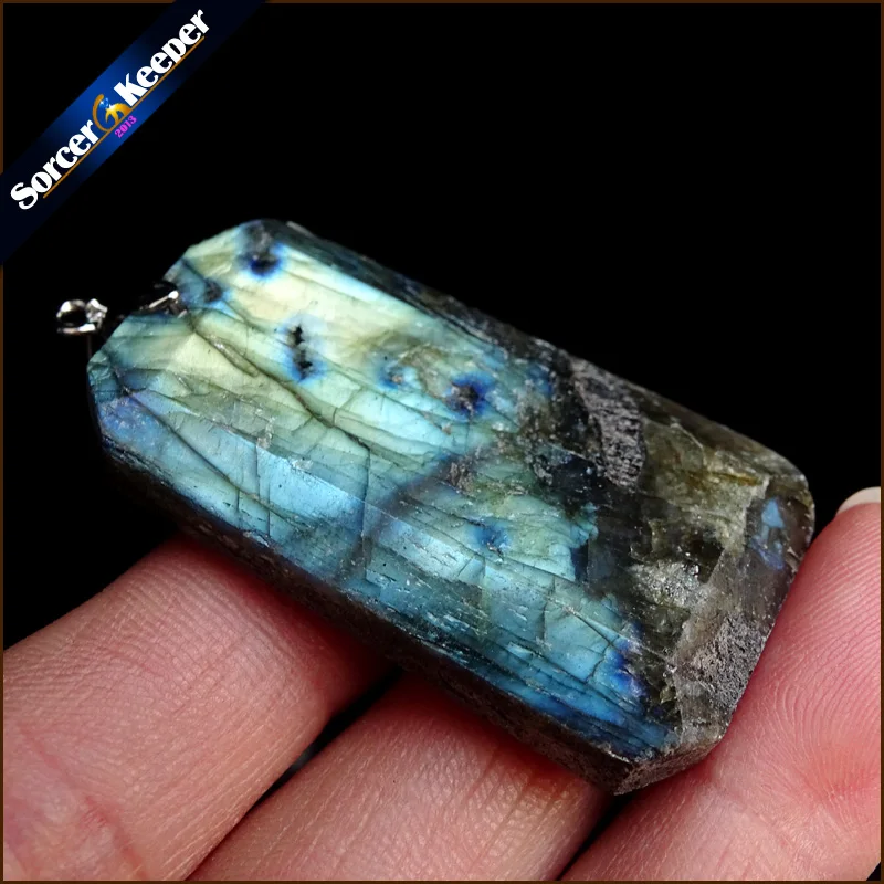 

Women & Men Fashion Jewelry Pendants Necklaces With Chain Wholesale Labradorite Moonstone Quartz Stone Colares Femininos YS727