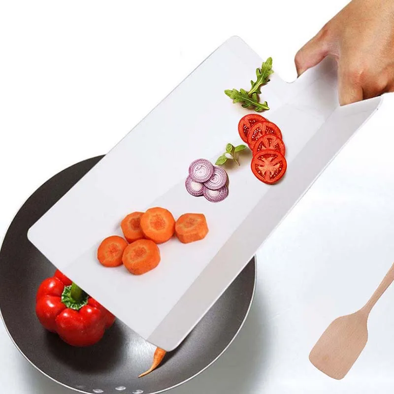Новые Разделочные Блоки портативная кухонная доска гибкий коврик для приготовления пищи для кемпинга нескользящий пластиковый складной разделочный коврик в форме лопаты