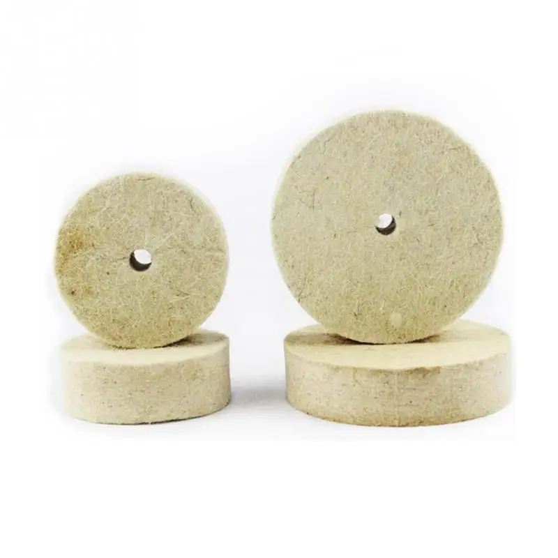 

1Pc 3Inch Polishing Buffing Grinding Wheel Wool Felt Polisher Disc Pad Polisher Pads For Glass Jade Metal #0304