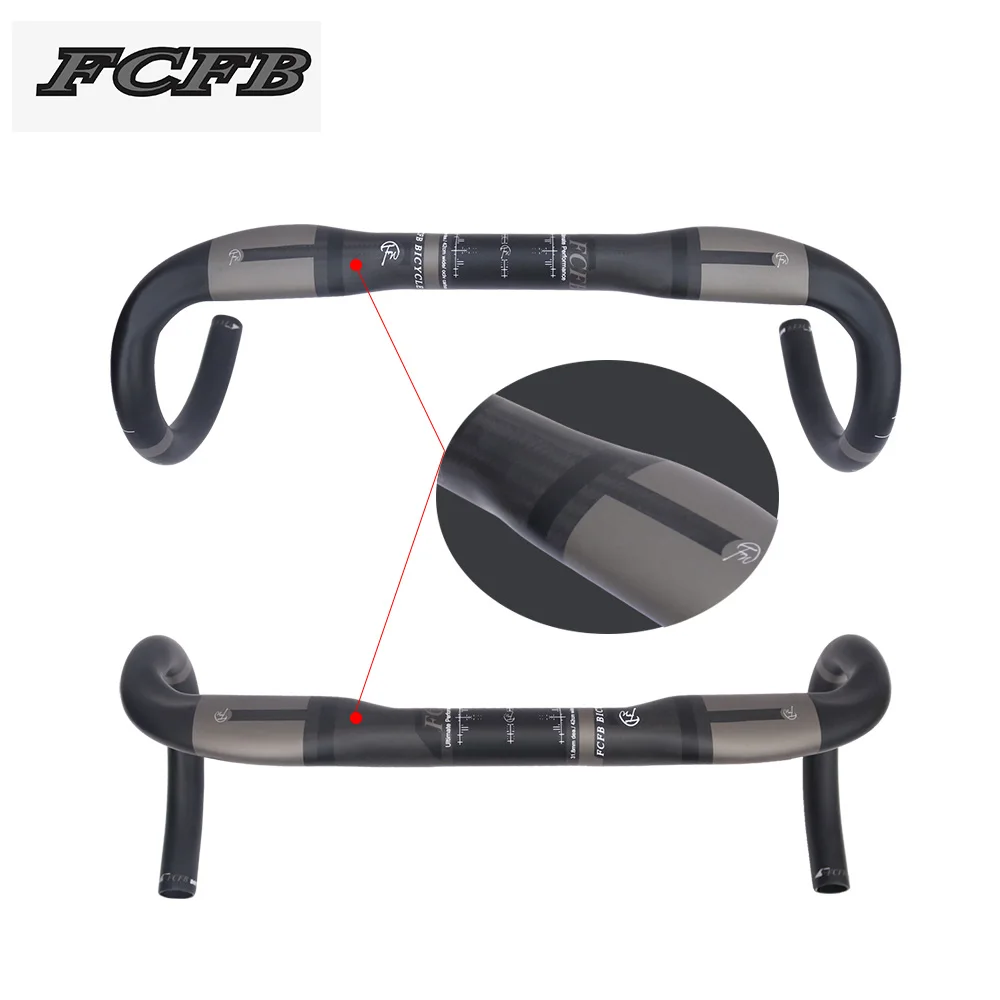2018 FCFB UD+3k carbon handlebar road bike handlebar tape racing