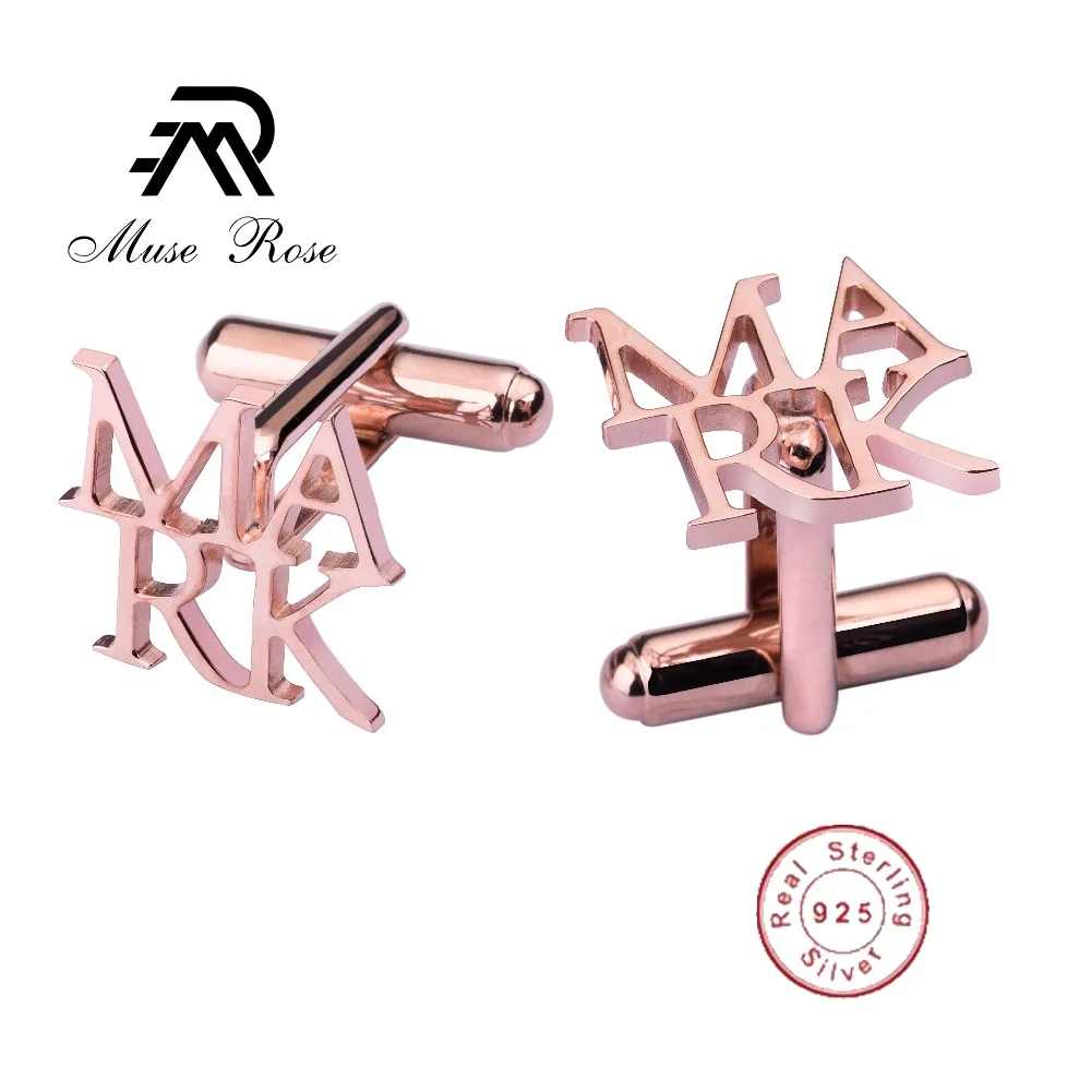

Men Custom Wedding Jewelry Four initials Groom Cufflinks Tie Clips Multi-initials Customized Personalized Jewelry