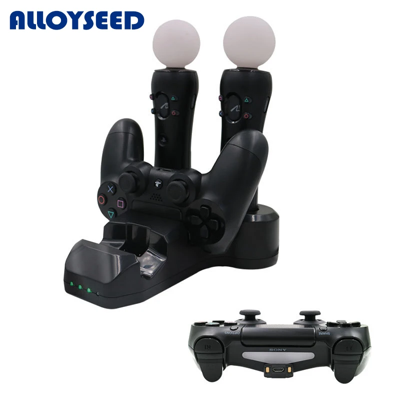 

USB Port 4 Slot Charger for Charging Dock Station Stand Cradle Holder for PS4 PS VR Controller High Quality Video Games Charger