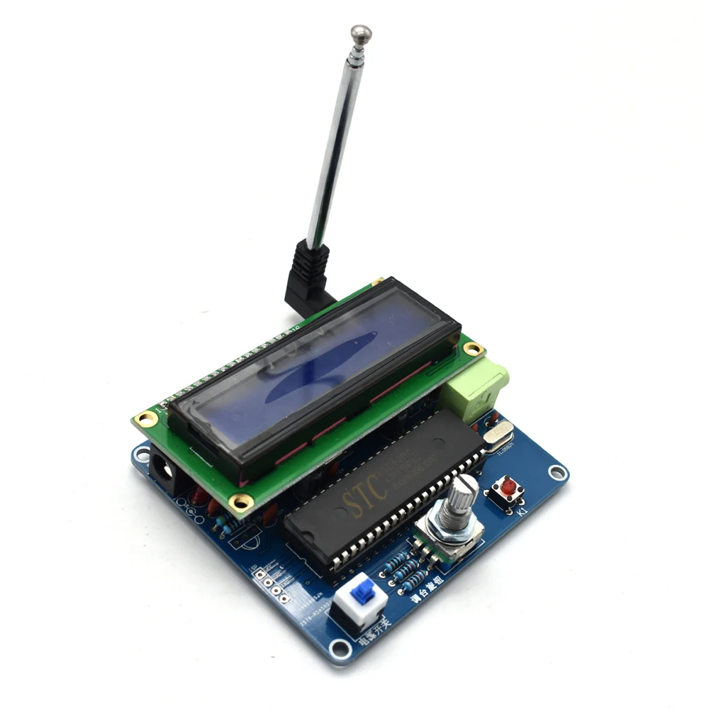 Lusya Новый STC89C52 + TDA5807 TDA2822 мини ручка цифровой FM стерео плата радиоприемника 89 108
