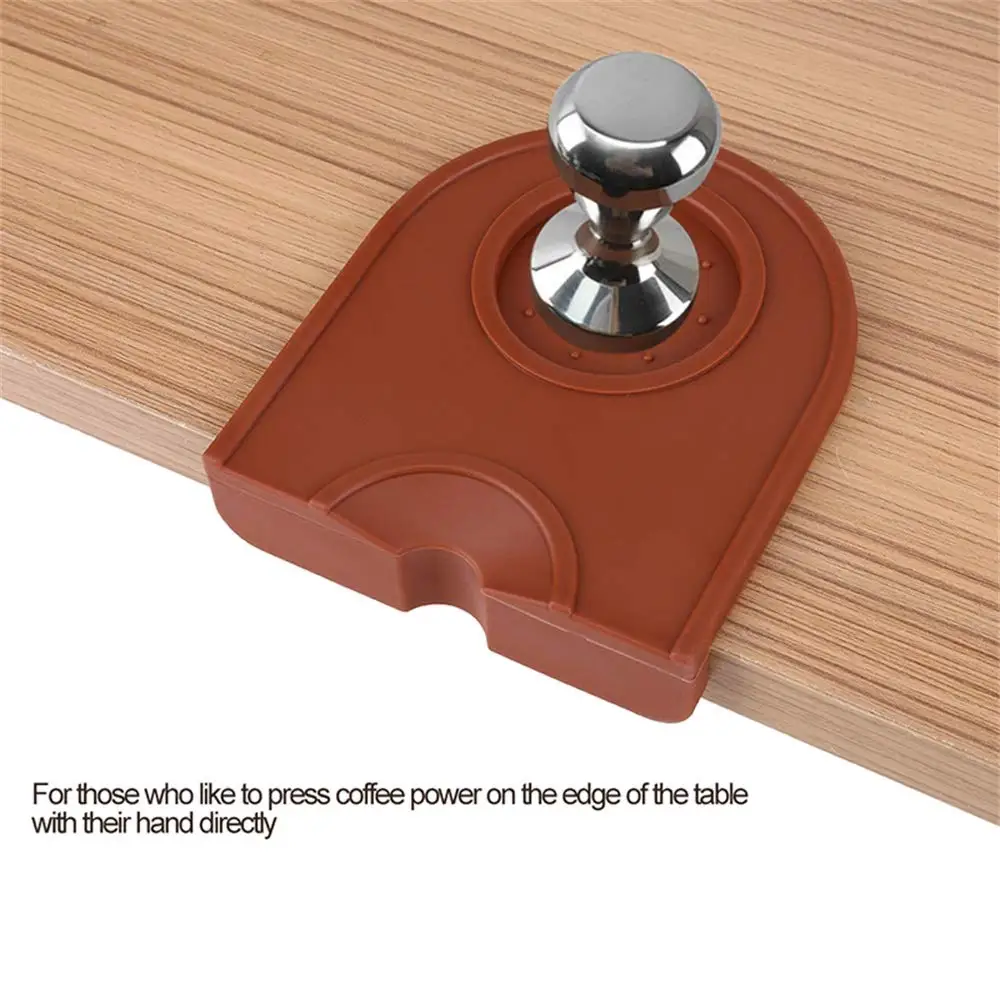 

New Arrival Coffee Tampering Corner Mat Pod Tool Made For Barista Silicone Coffee Tamper Mat