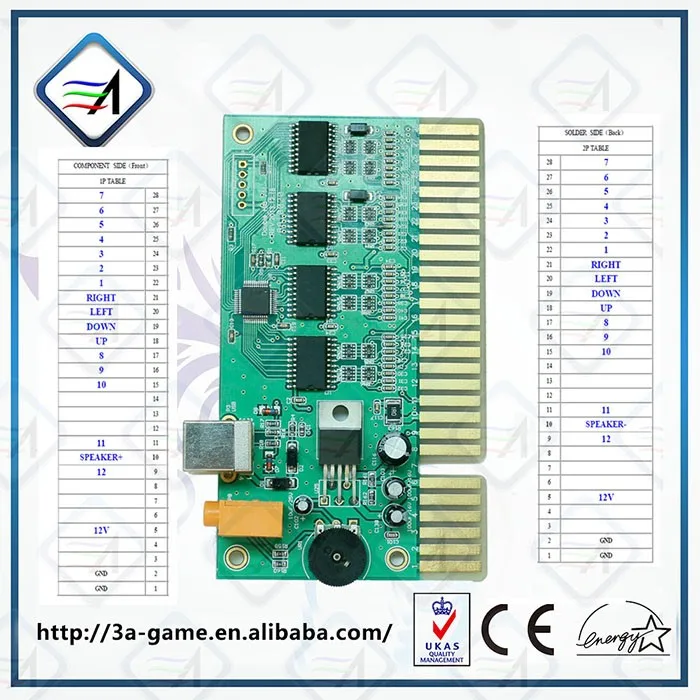 2 jogadores usb para jamma acade conversor placa pcb