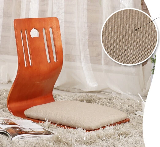 4pcs/lot Japanese Style Zaisu Chair Thick Cushion 2 Finish Living Room Furniture Asian Traditional Tatami Floor Legless Chair