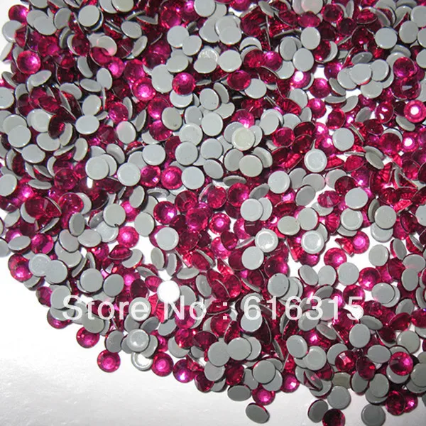 

ss10 high quality hotfix rhinestone fuchsia color with 1440 pcs each lot super cutting shiny stones ss10 fuchsia