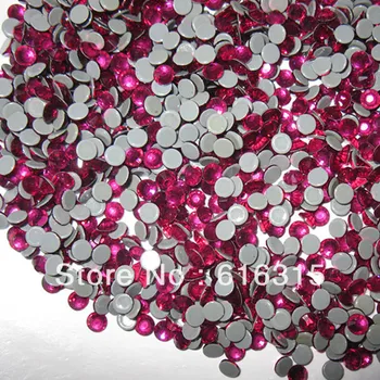 

ss10 high quality hotfix rhinestone fuchsia color with 1440 pcs each lot super cutting shiny stones ss10 fuchsia