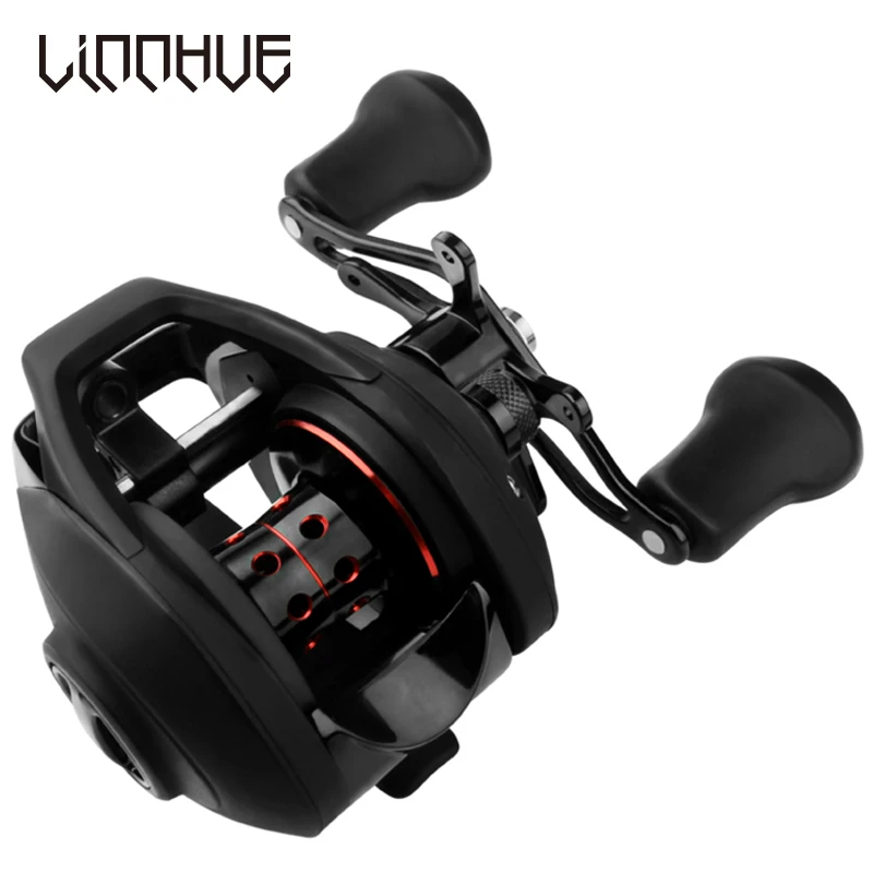 LINNHUE BF2000 Baitcasting Reel High Speed 7.2:1 Gear Ratio 12+1BB Fresh/Saltwater Magnetic Brake System Ultralight Fishing Reel